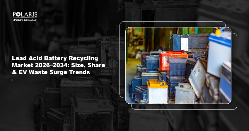 Lead Acid Battery Recycling Market 2026–2034: Size, Share & EV Waste Surge Trends